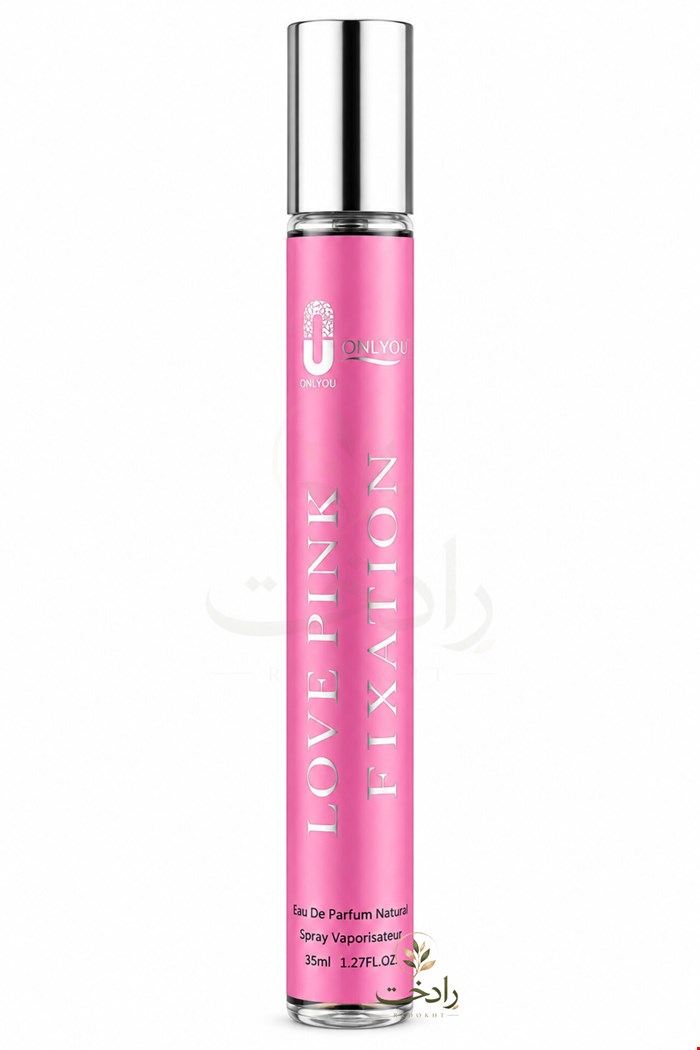 عطر جیبی قلمی  Love Pink Fixation  زنانه حجم 35 میل